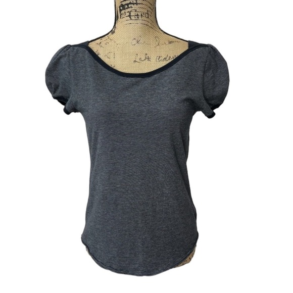 Free People Blouse with Puffy Cap Sleeves - Picture 5 of 13